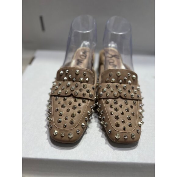 Sam Edelman Augustus Almond Toe Studded Mules women size 6 - Picture 3 of 11